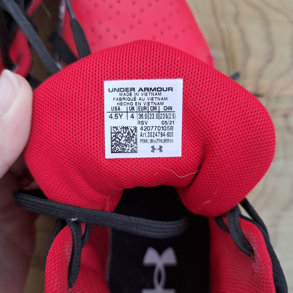 Youth UA Basketball Shoe